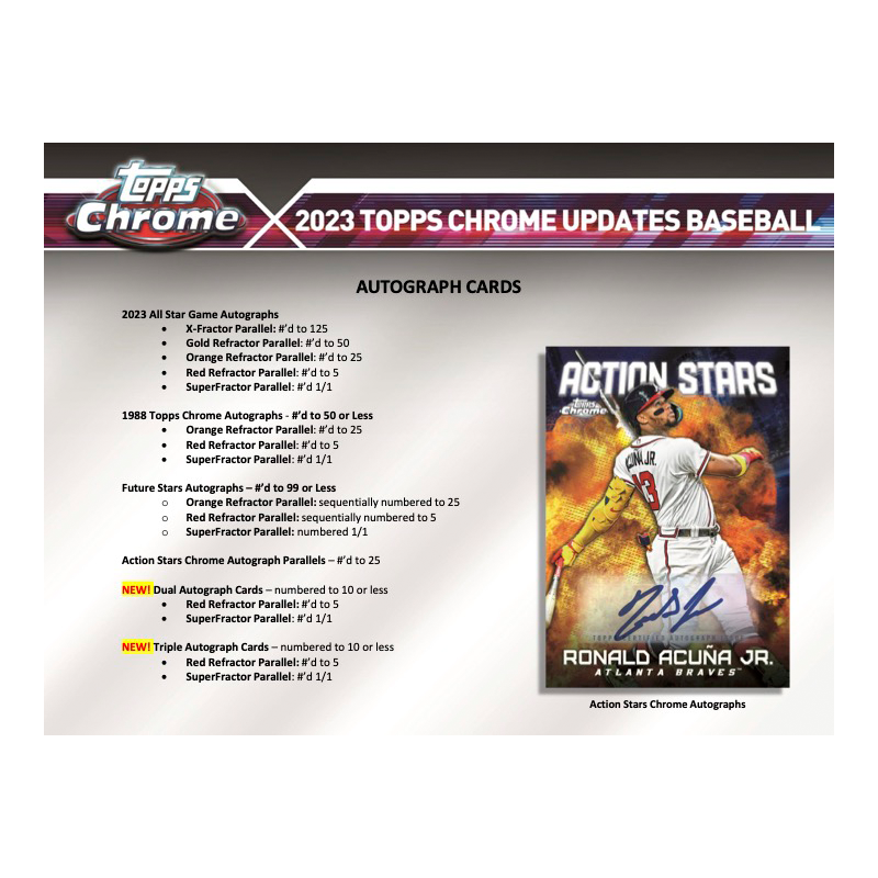 2023 Topps Chrome Update Series Baseball Hobby Box