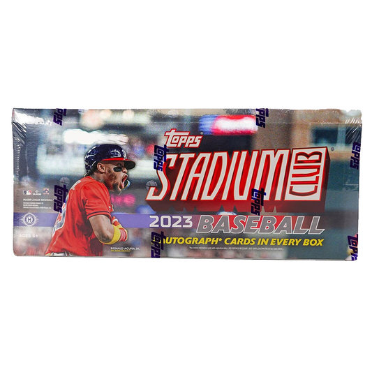 2023 Topps Stadium Club Baseball Hobby 16 Box Case