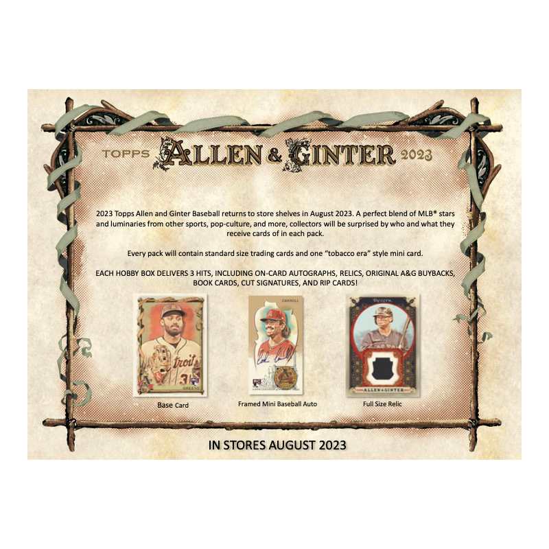 2023 Topps Allen & Ginter Baseball Hobby Box