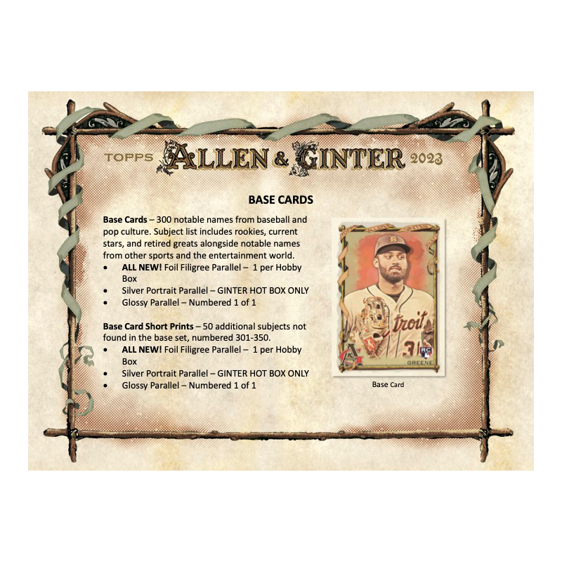 2023 Topps Allen & Ginter Baseball Hobby Box