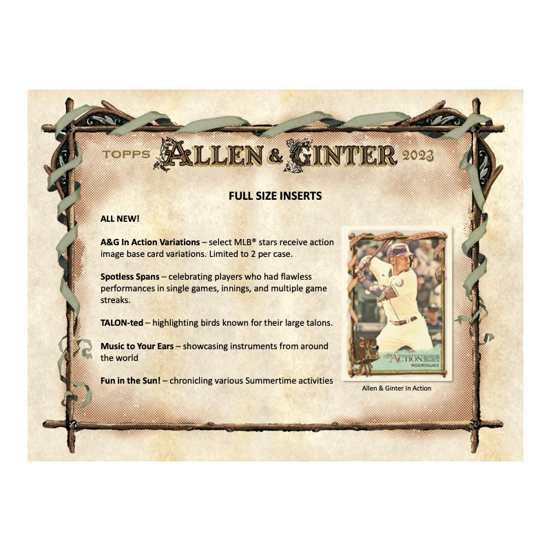 2023 Topps Allen & Ginter Baseball Hobby Box