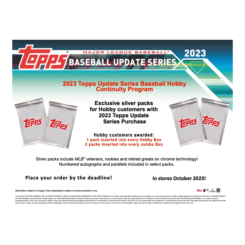 2023 Topps Baseball Update Series Jumbo Box