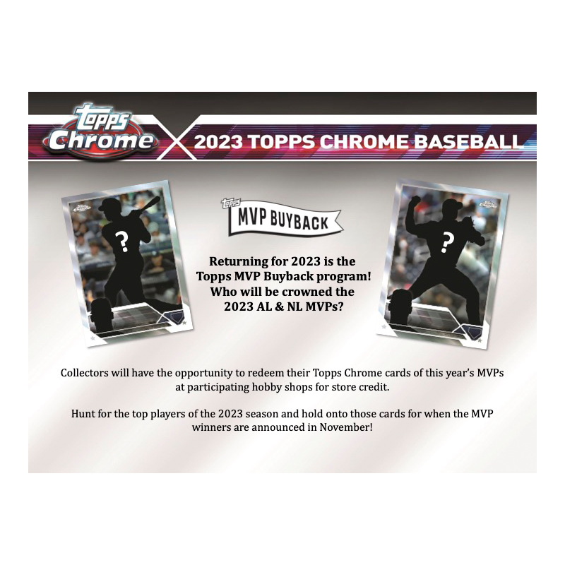 2023 Topps Chrome Baseball Hobby 12 Box Case