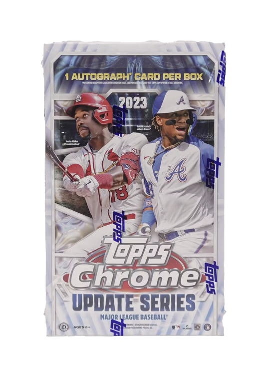 2023 Topps Chrome Update Series Baseball Hobby 6 Box Case