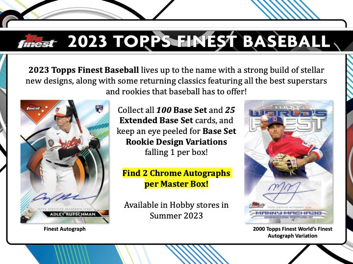 2023 Topps Finest Baseball Hobby Box