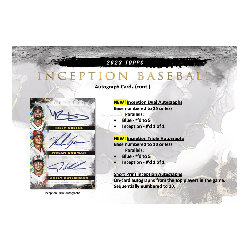 2023 Topps Inception Baseball Hobby 16 Box Case