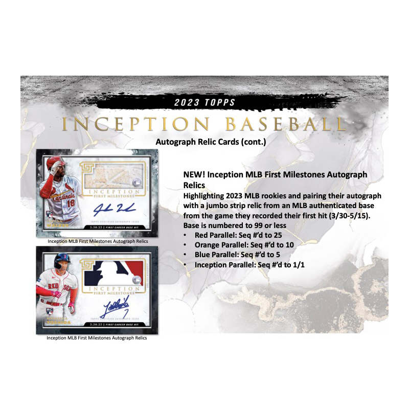 2023 Topps Inception Baseball Hobby 16 Box Case