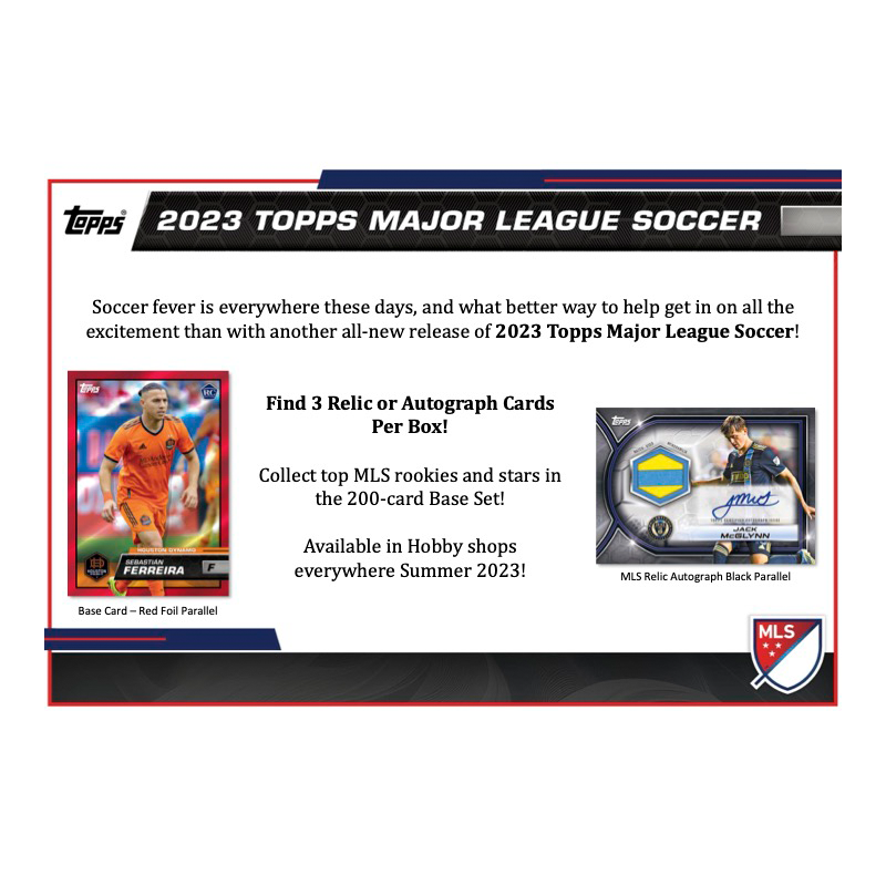 2023 Topps MLS Soccer Hobby Box