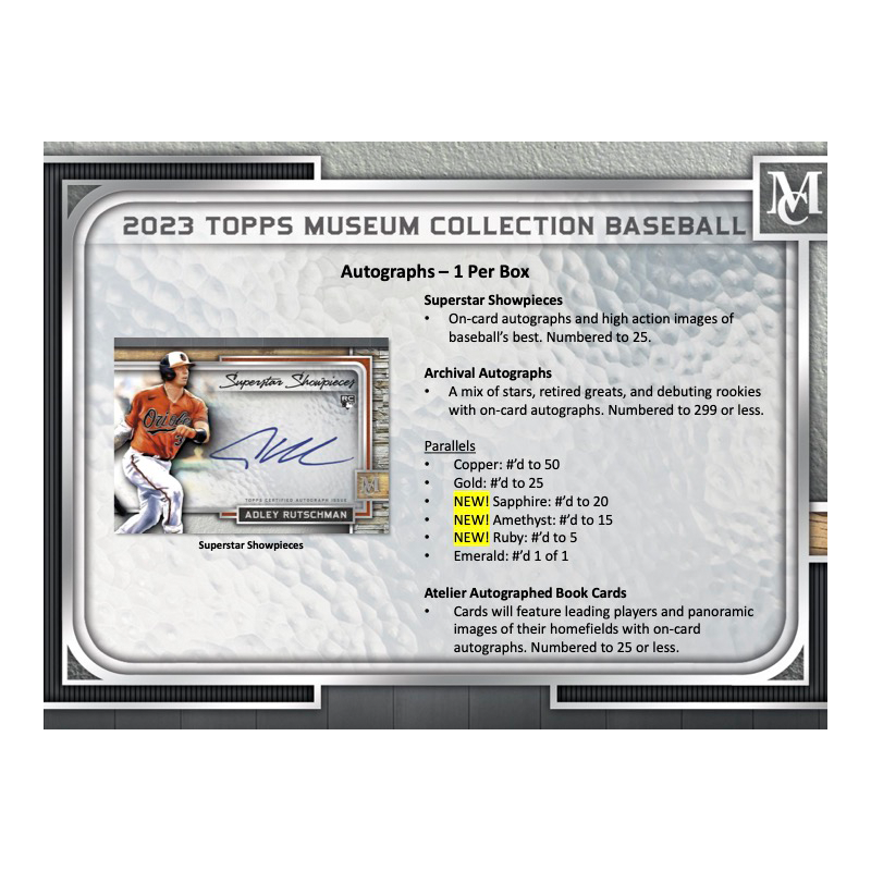 2023 Topps Museum Collection Baseball Hobby Box