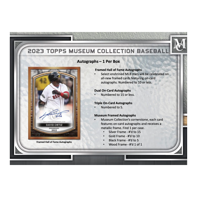 2023 Topps Museum Collection Baseball Hobby Box