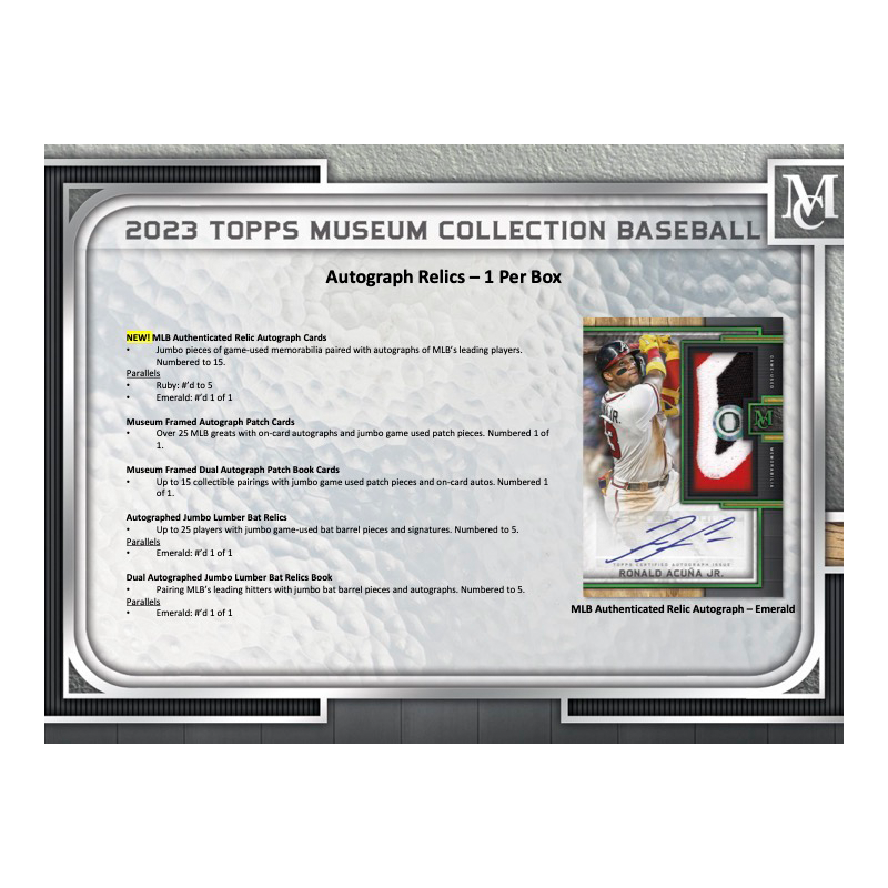 2023 Topps Museum Collection Baseball Hobby Box