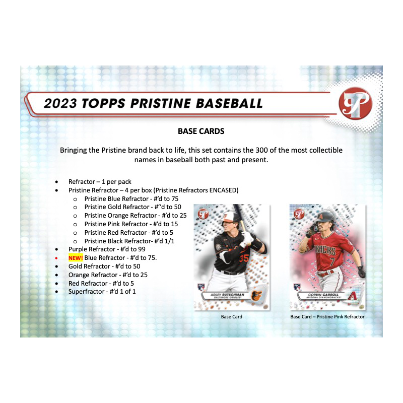 2023 Topps Pristine Baseball Hobby Box