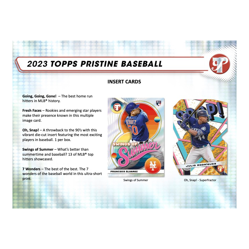 2023 Topps Pristine Baseball Hobby Box