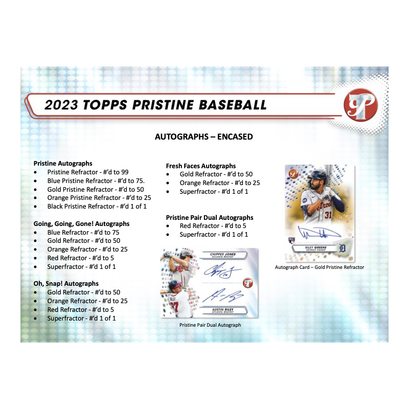 2023 Topps Pristine Baseball Hobby Box