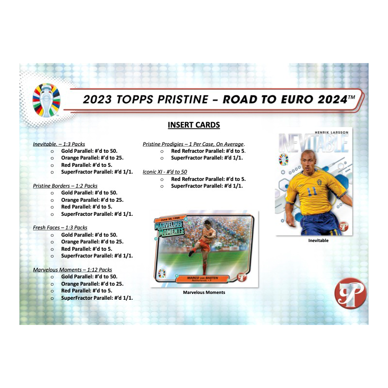 2023 Topps Pristine Road to Euro 2024 Soccer Hobby Box