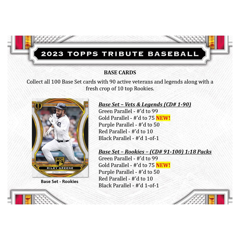 2023 Topps Tribute Baseball Hobby Box