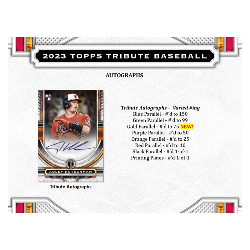 2023 Topps Tribute Baseball Hobby Box