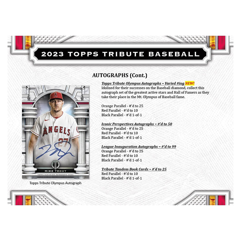 2023 Topps Tribute Baseball Hobby Box