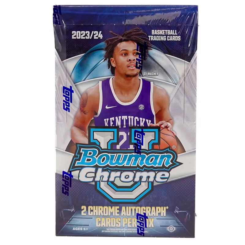 2023/24 Bowman University Chrome Basketball Hobby 12 Box Case