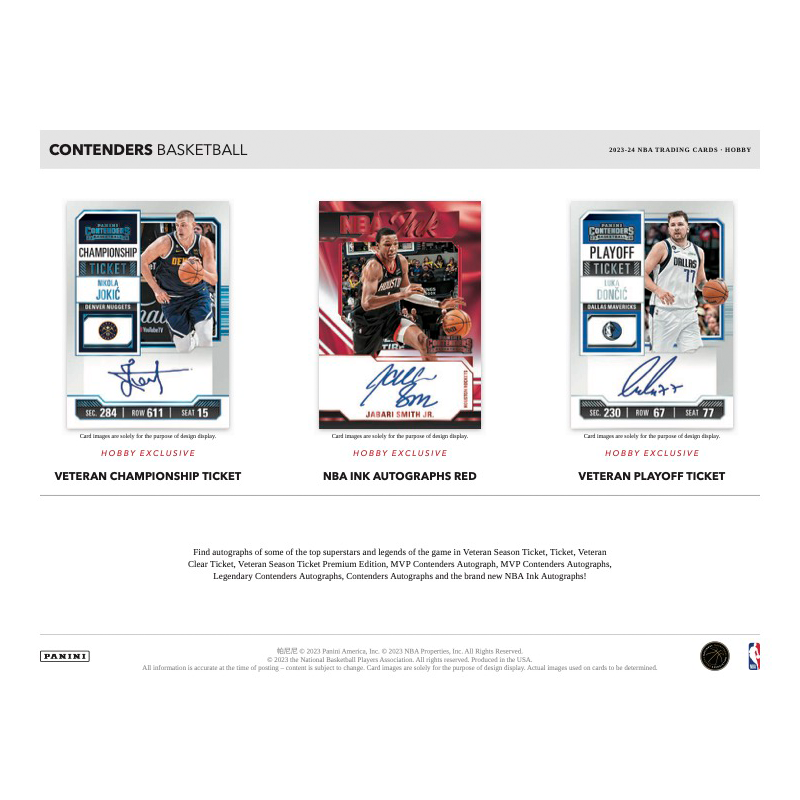 2023/24 Panini Contenders Basketball Hobby Box