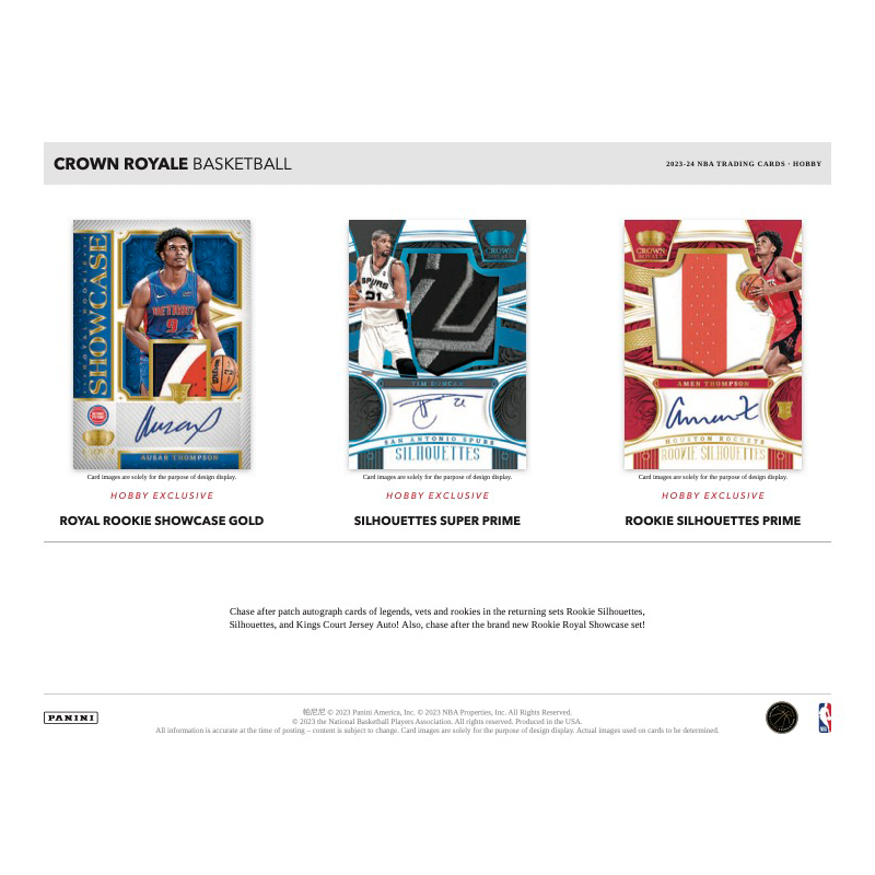 2023/24 Panini Crown Royale Basketball Hobby Box