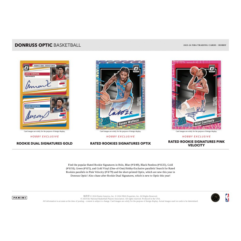 2023/24 Panini Donruss Optic Basketball Hobby Box