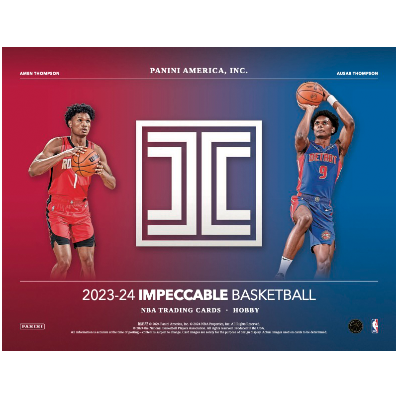 2023/24 Panini Impeccable Basketball Hobby 3 Box Case