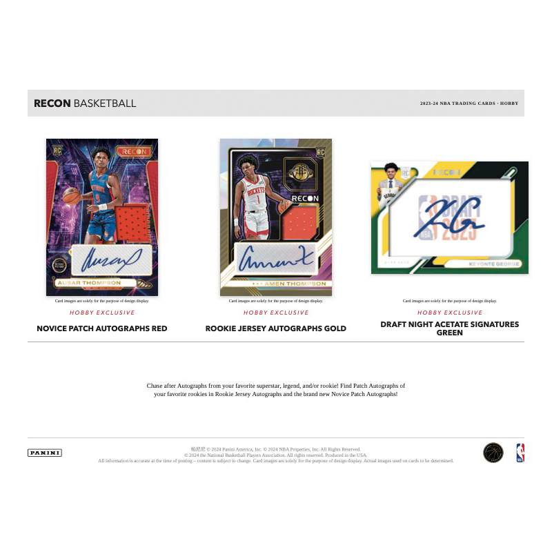 2023/24 Panini Recon Basketball Hobby Box