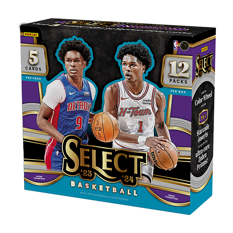 2023/24 Panini Select Basketball Hobby 12 Box Case