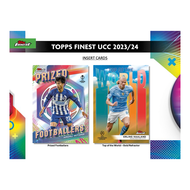 2023/24 Topps Finest UEFA Club Competitions Soccer Hobby Box