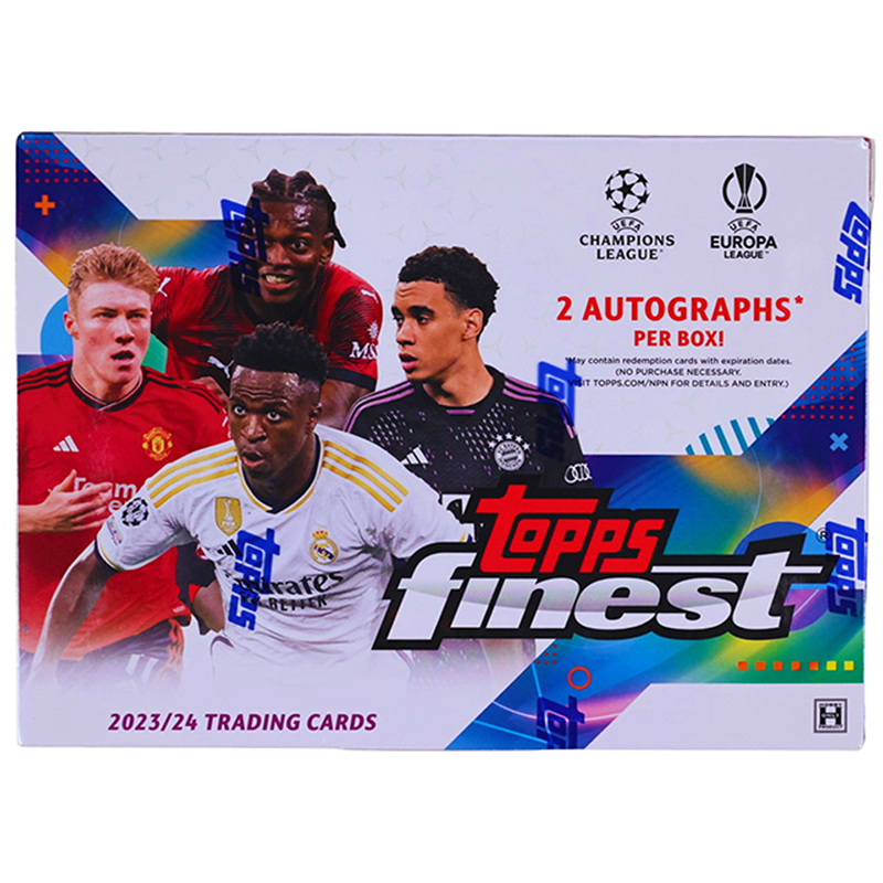 2023/24 Topps Finest UEFA Club Competitions Soccer Hobby Box