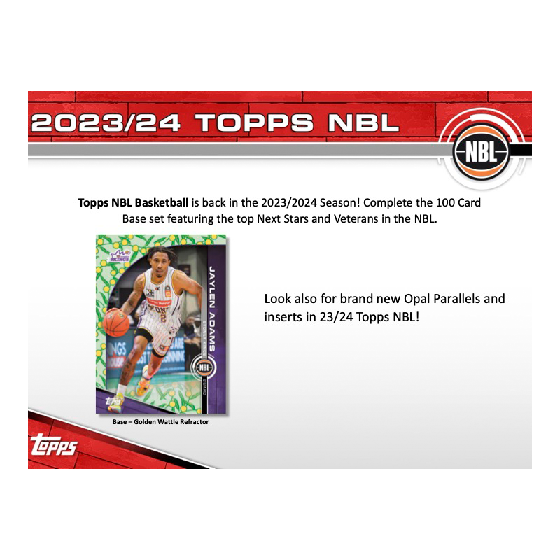 2023/24 Topps NBL Basketball Hobby Box