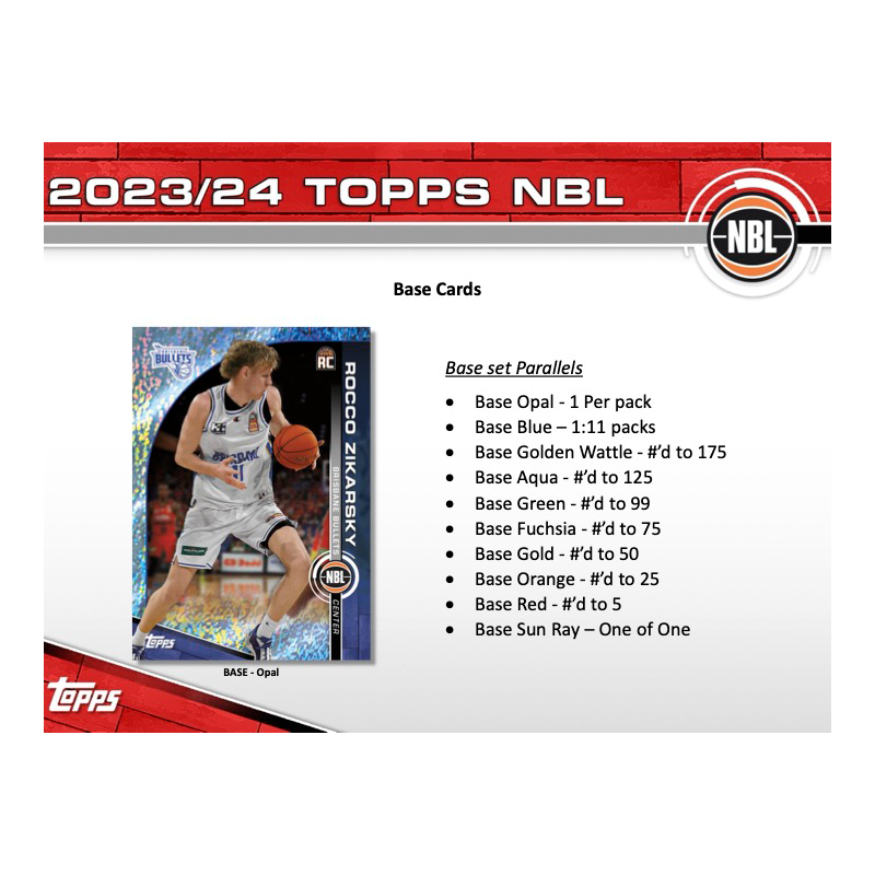 2023/24 Topps NBL Basketball Hobby Box