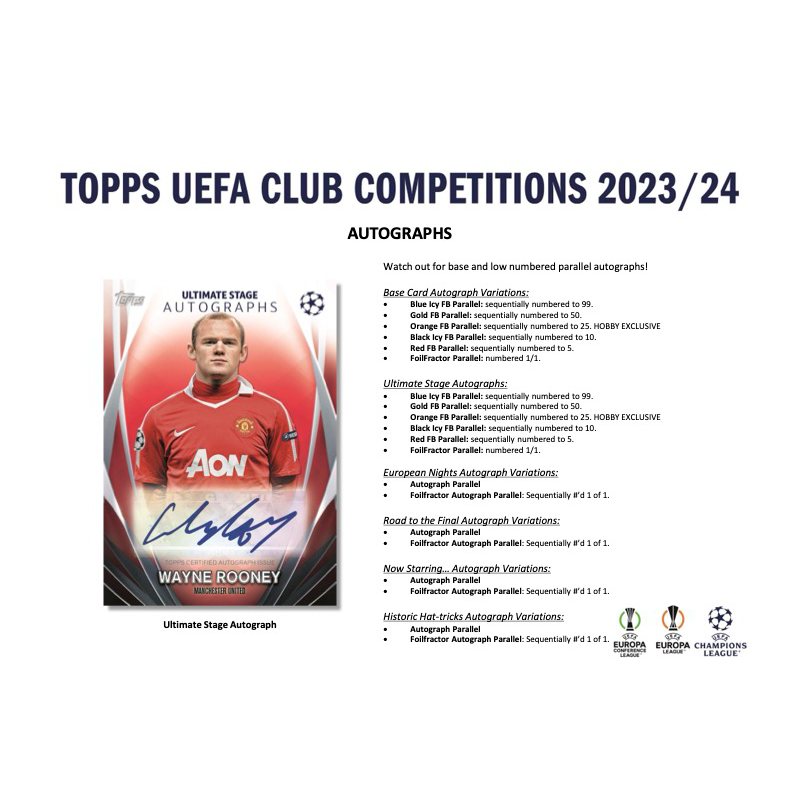 2023/24 Topps UEFA Competitions Club Soccer Hobby 12 Box Case