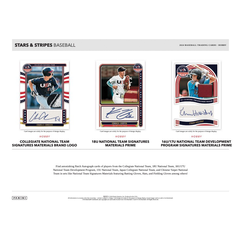 2024 Panini USA Stars & Stripes Baseball Hobby Box