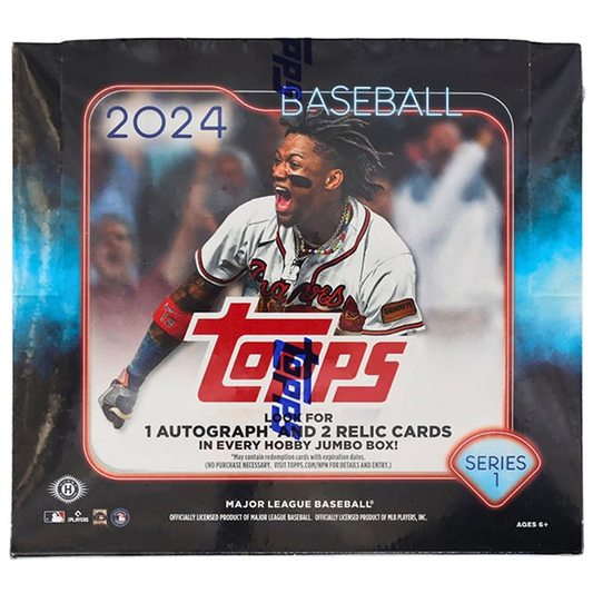 2024 Topps Series 1 Baseball Jumbo 6 Box Case