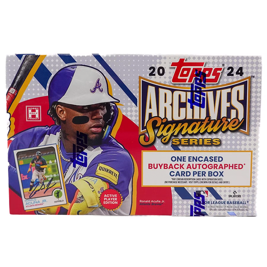 2024 Topps Archives Signature Series Active Player Edition Box