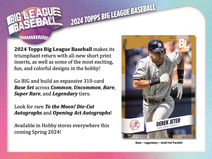 2024 Topps Big League Baseball Hobby Box