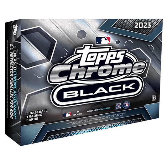 2024 Topps Chrome Black Baseball Hobby 12 Box Case