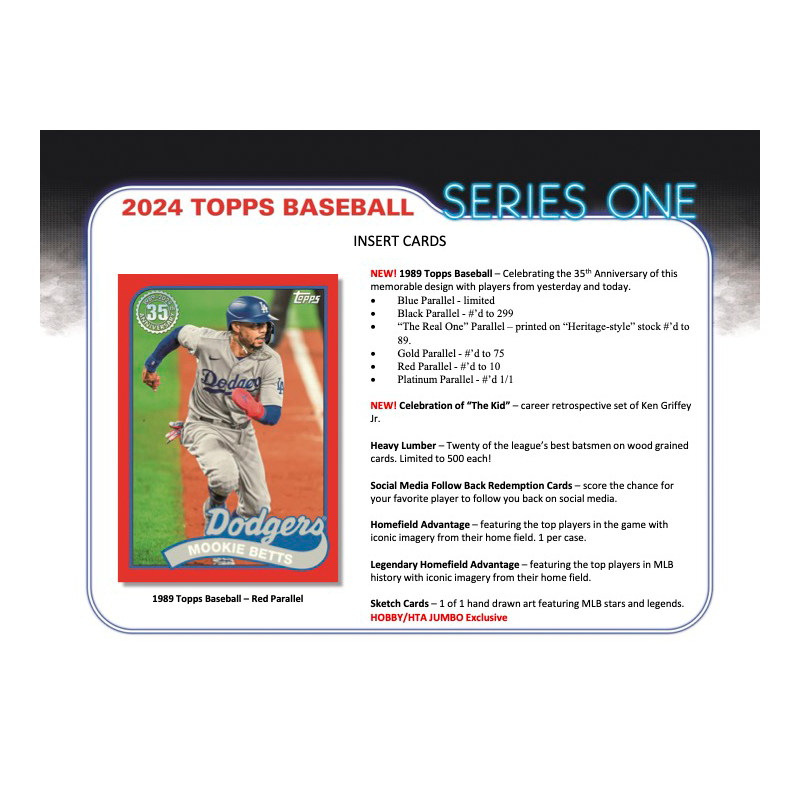 2024 Topps Series 1 Baseball Hobby Box