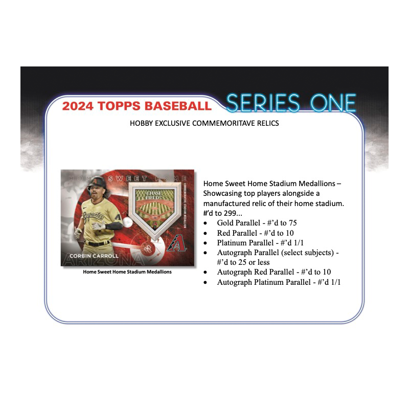 2024 Topps Series 1 Baseball Hobby Box