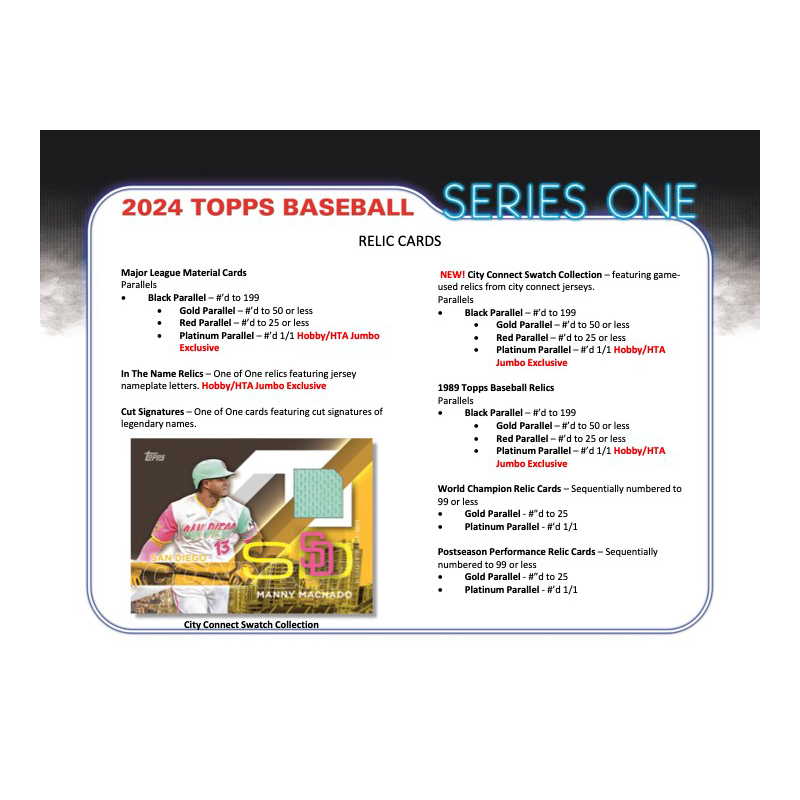 2024 Topps Series 1 Baseball Hobby Box