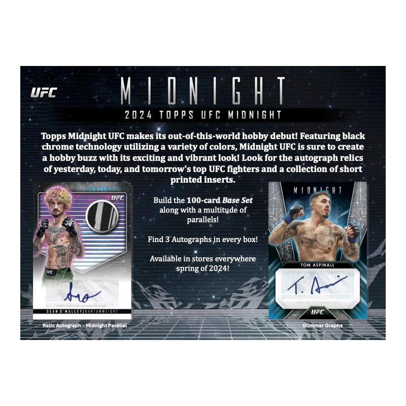 2024 Topps UFC Midnight Hobby Box