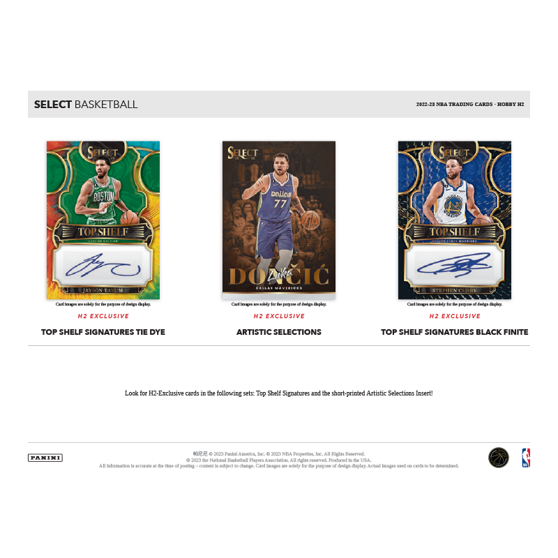 2022/23 Panini Select Basketball H2 Hybrid 20 Box Case