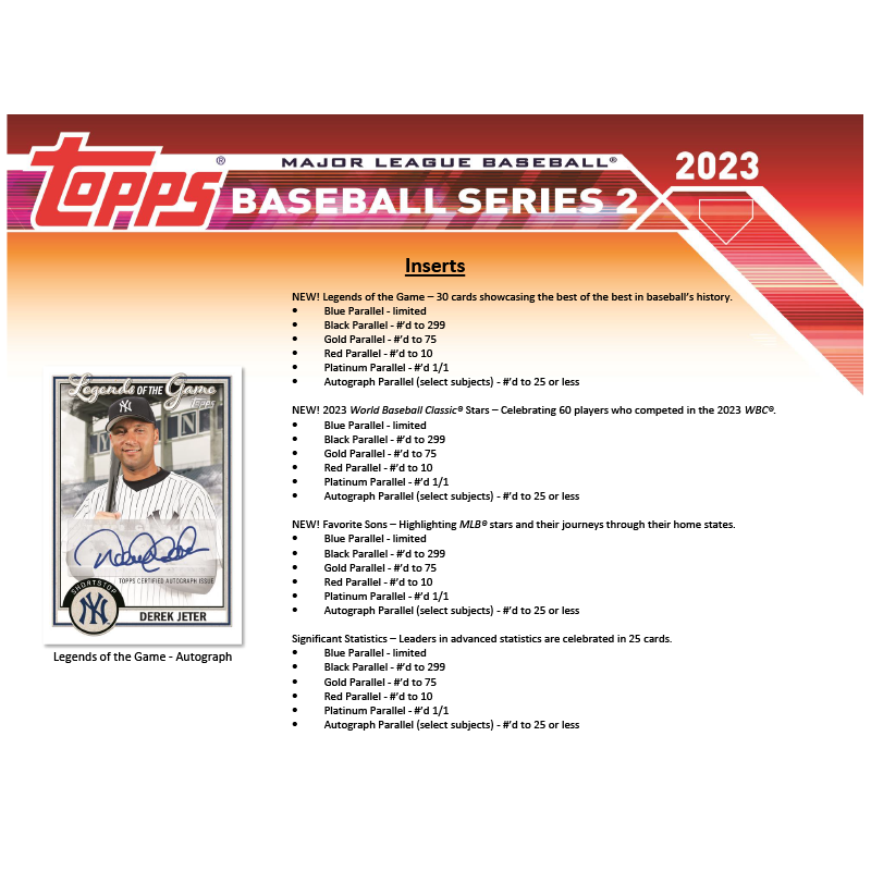 2023 Topps Series 2 Baseball Hobby Box