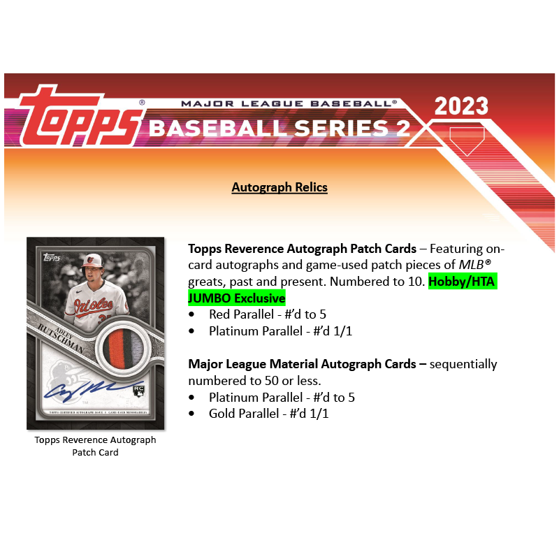 2023 Topps Series 2 Baseball Hobby Box