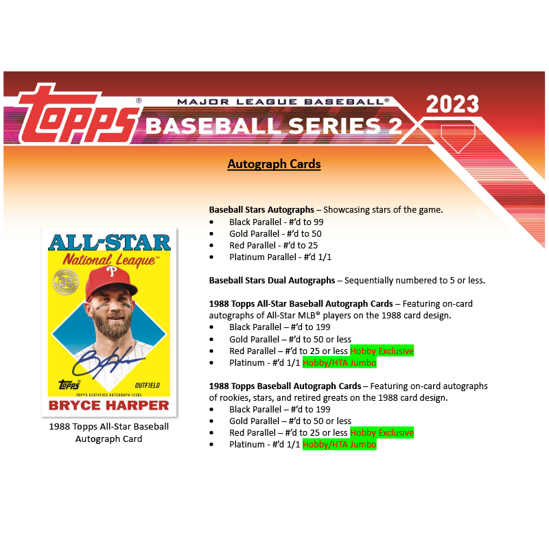 2023 Topps Series 2 Baseball Hobby Box