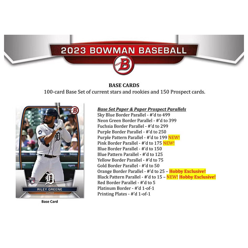 2023 Bowman Baseball Jumbo Box