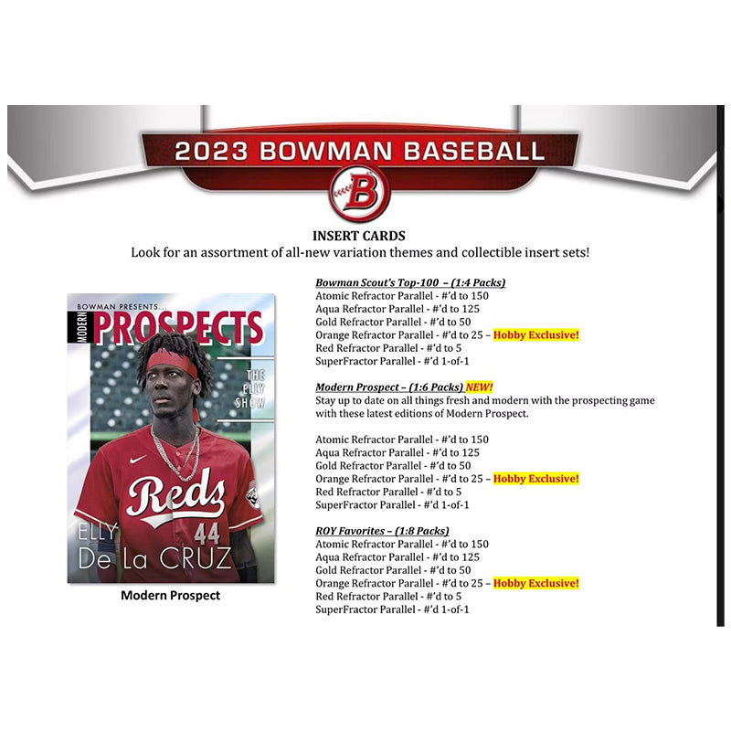 2023 Bowman Baseball Hobby Case (12 ct)