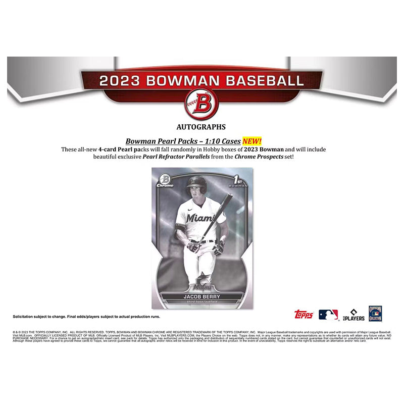 2023 Bowman Baseball Jumbo Box